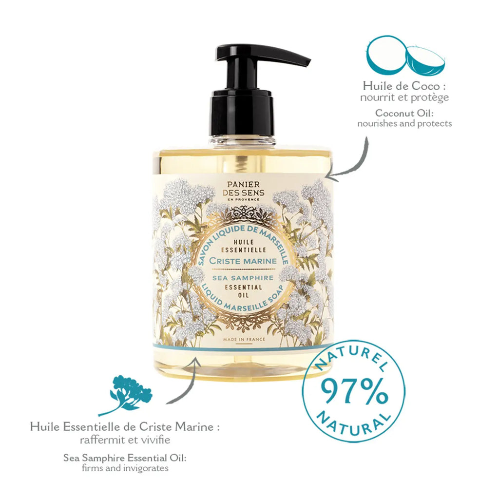 Marseille Liquid Soap 500ml | Sea Fennel